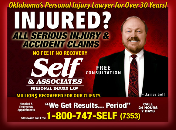 Best Oklahoma Injury Lawyer Info | Call Self and Associates